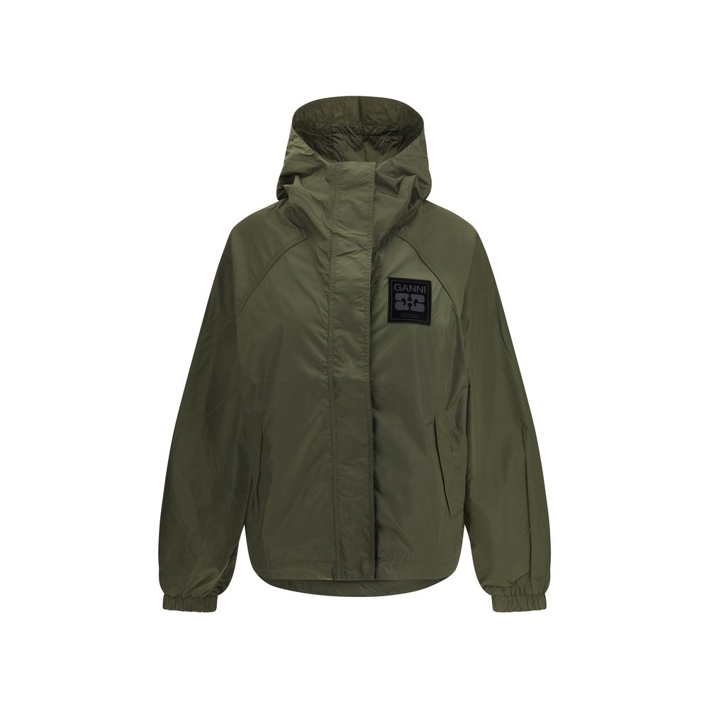 Bicolor Nylon Shell Jacket