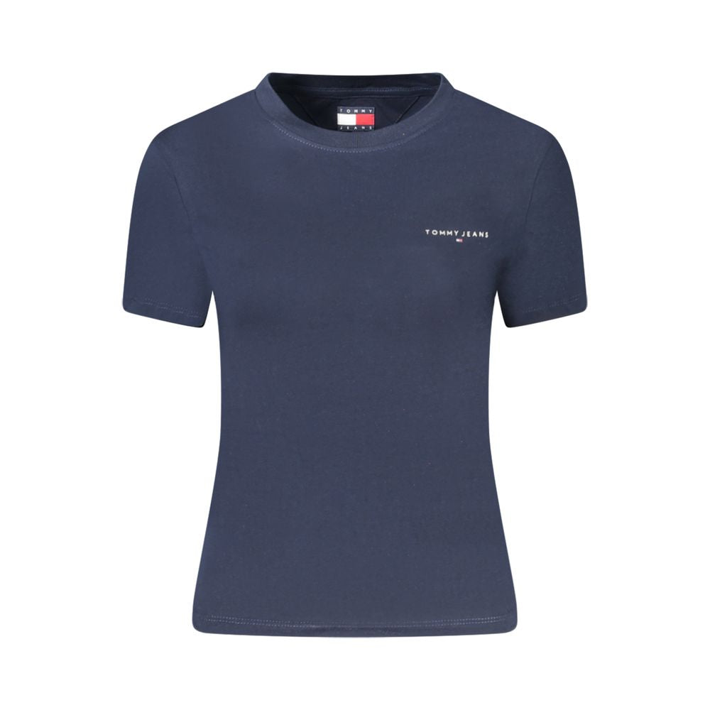 Blue Cotton Women's T-Shirt