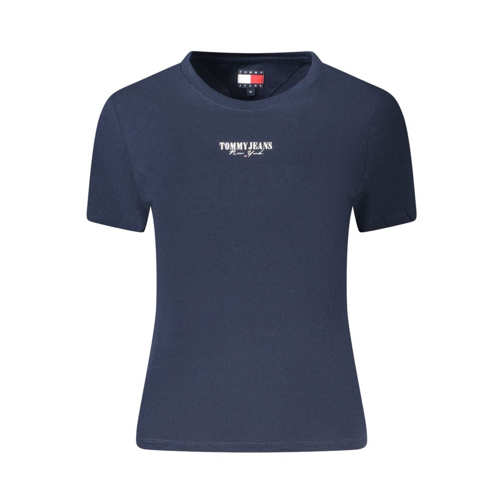 Blue Cotton Women's T-Shirt