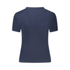 Blue Cotton Women's T-Shirt