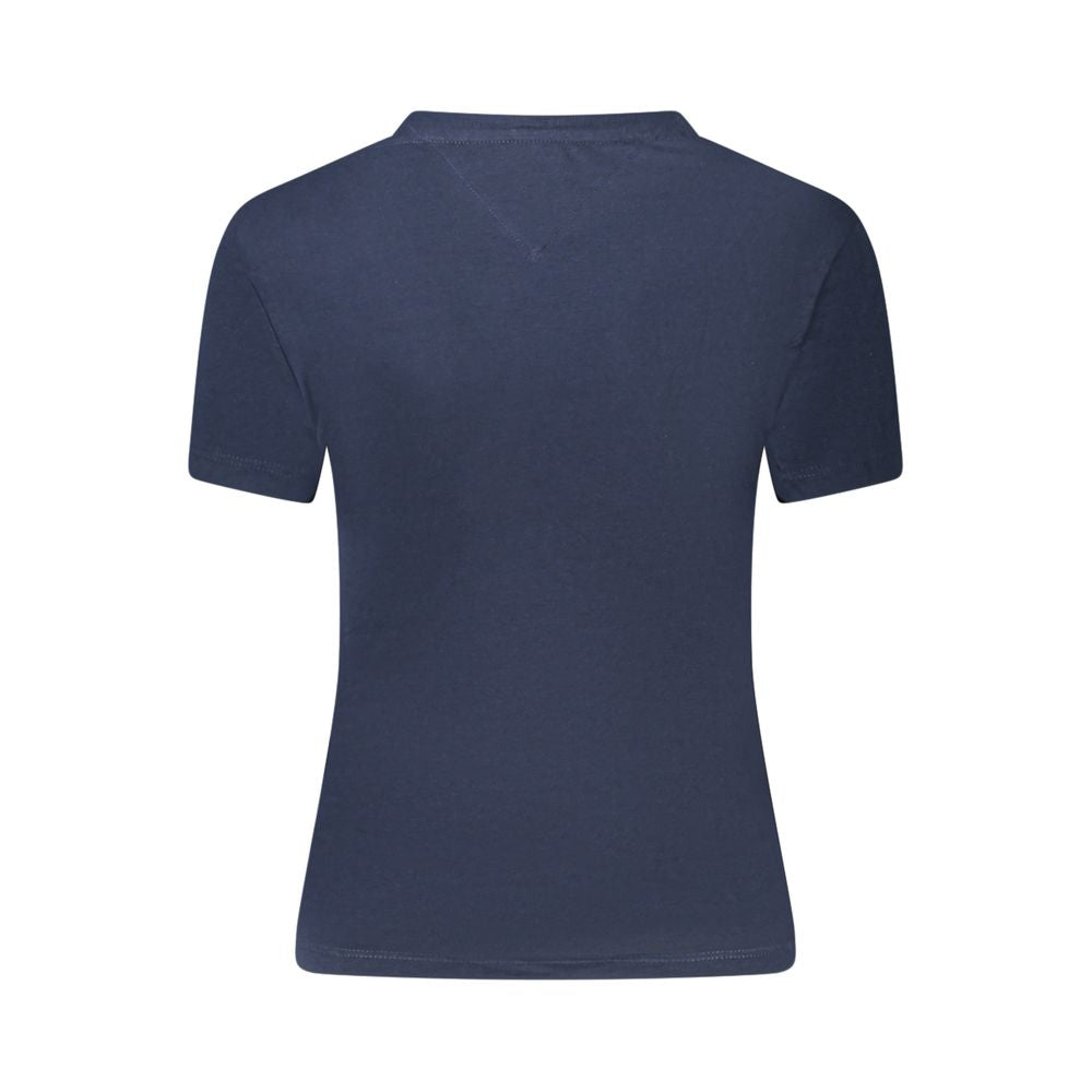 Blue Cotton Women's T-Shirt