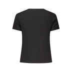 Black Cotton Women's T-Shirt
