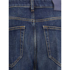 Blue Cotton Slim Fit Jeans