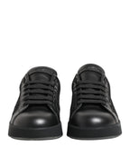 Black Floral Lace Low Top Sneakers Shoes