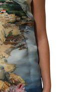 Multicolor Crystal Embellished Mini Dress