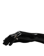 Silver Tone Engraved Two Color Real Brass Ring