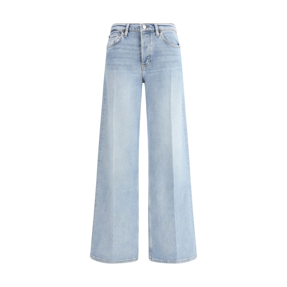 Blue Cotton Jeans Denim