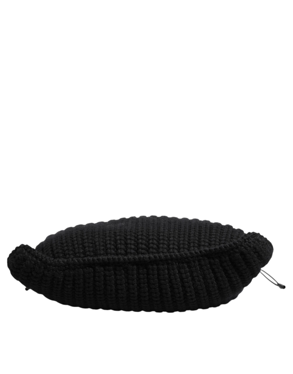 Black Cashmere Knitted Leather Shoulder Women Borse Bag