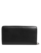 Black Brown Exotic Leather Men Continental Clutch Wallet