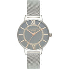 Silver Stainless Steel Dress Watch