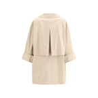 Beige Cotton Coat