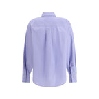 Blue Cotton Dress Shirt