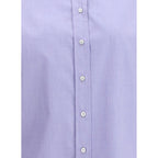 Blue Cotton Dress Shirt