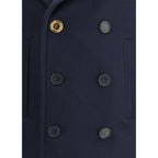 Blue Wool Coat