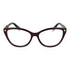 Burgundy Plastic Glasses (Frames)