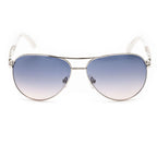 Gray Metal Sunglasses