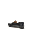 Black Calf Leather Bos Taurus Slip-On Loafers