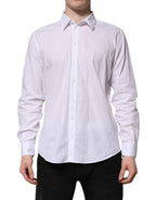 White Cotton STAFF Long Sleeves Forma Shirt