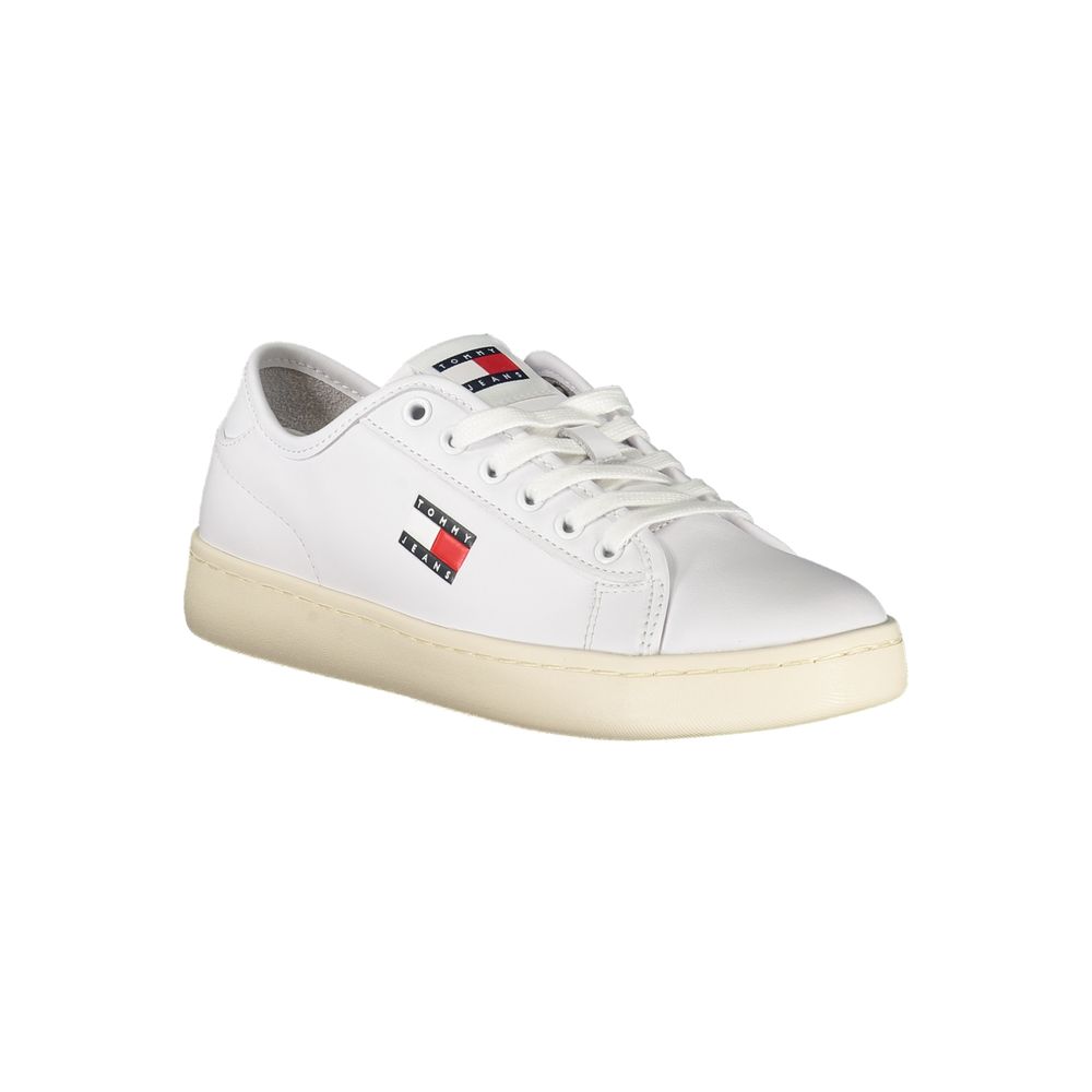 Bianco Polyurethane Women Sneaker