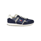 Blue Polyurethane Men's Sneaker