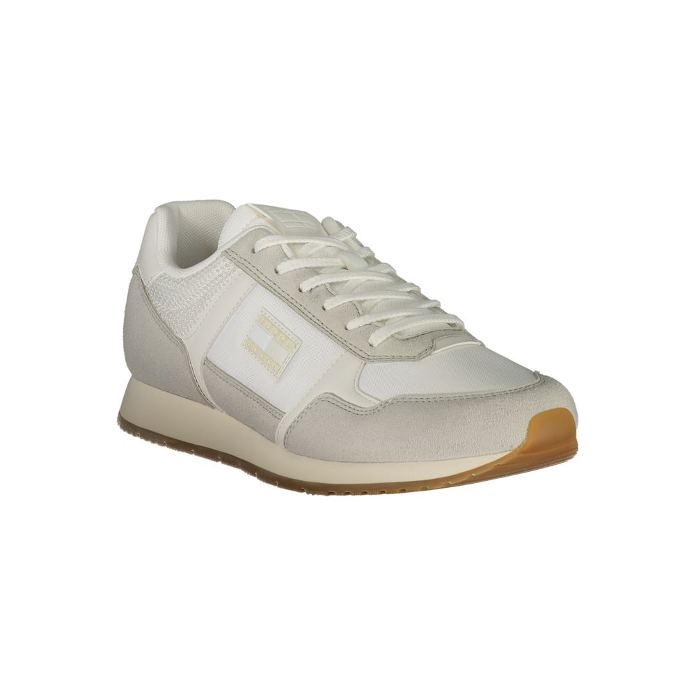Bianco Polyurethane Men Sneaker
