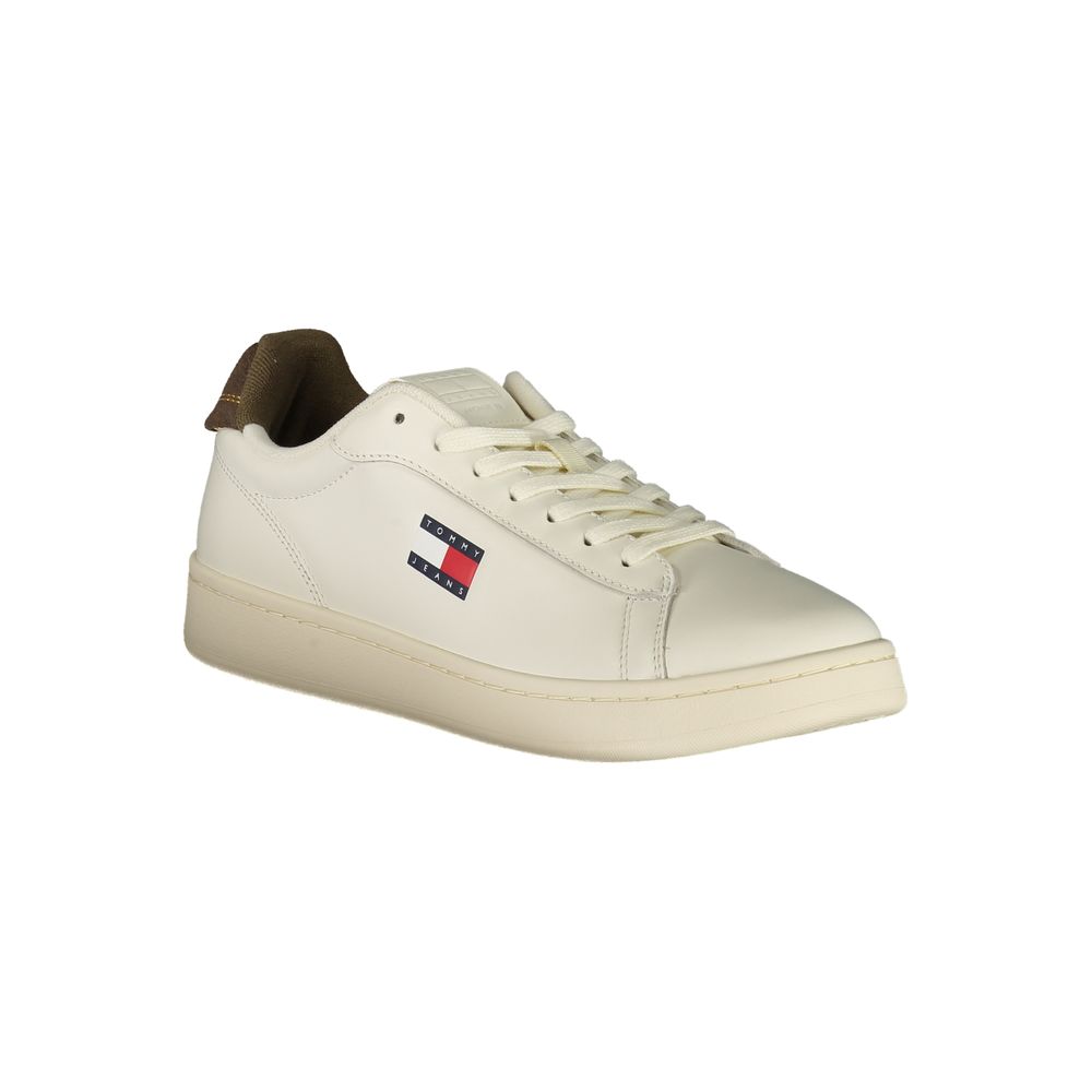 Bianco Polyurethane Men Sneaker