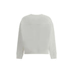 White Cotton Sweatshirt