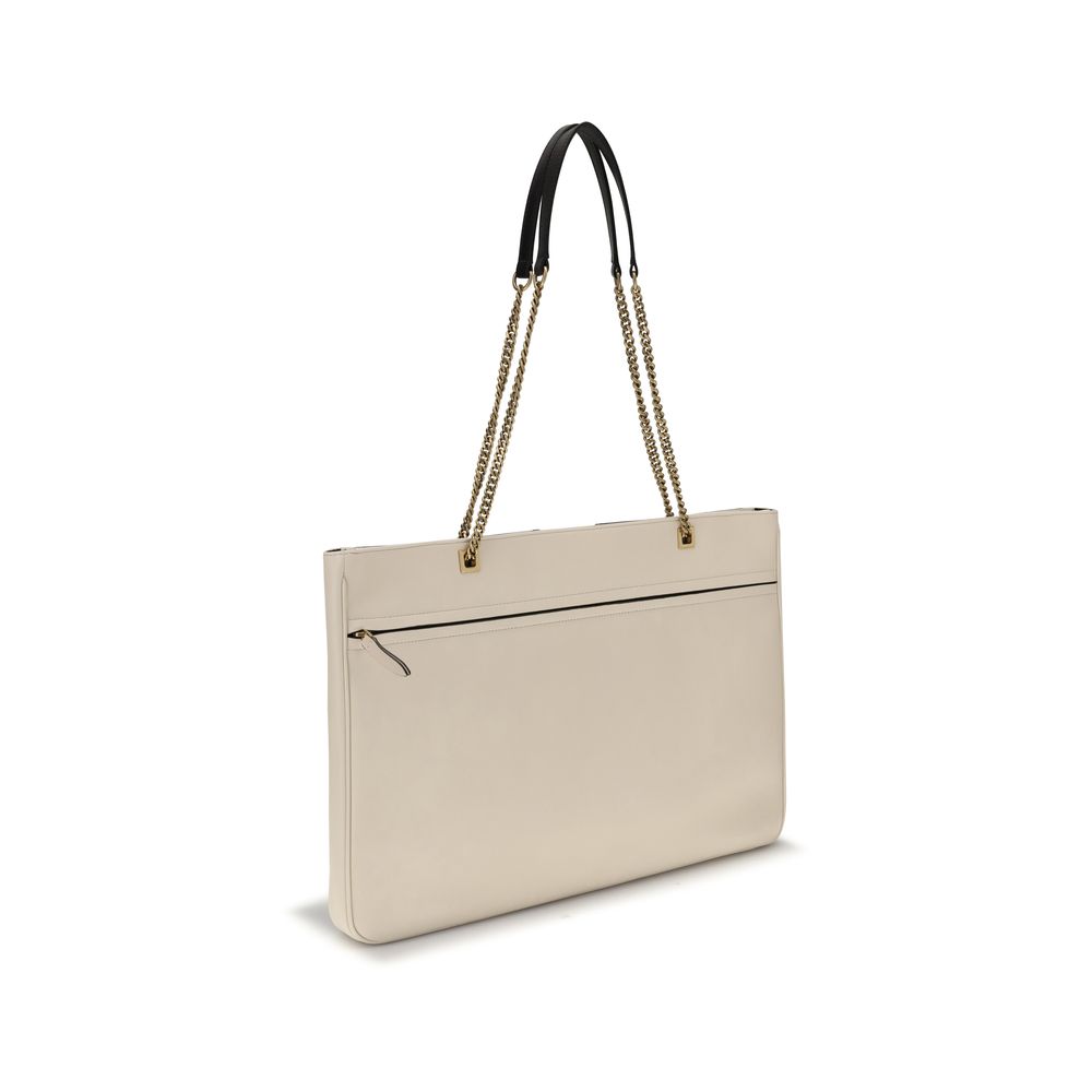 Beige Lamb Ovis Aries Aries Shoulder Bag