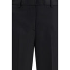 Black Wool Oves Aries Pants