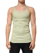 Light Green Tank Sleeveless Men Men T-shirt
