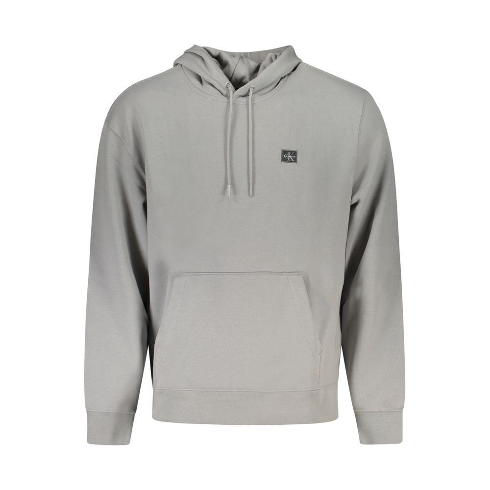 Grigio Cotton Male Sweatshirt