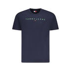 Blue Cotton Men's T-Shirt