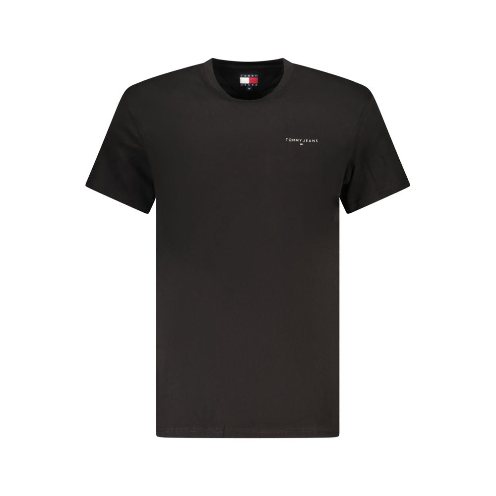 Black Cotton Men's T-Shirt