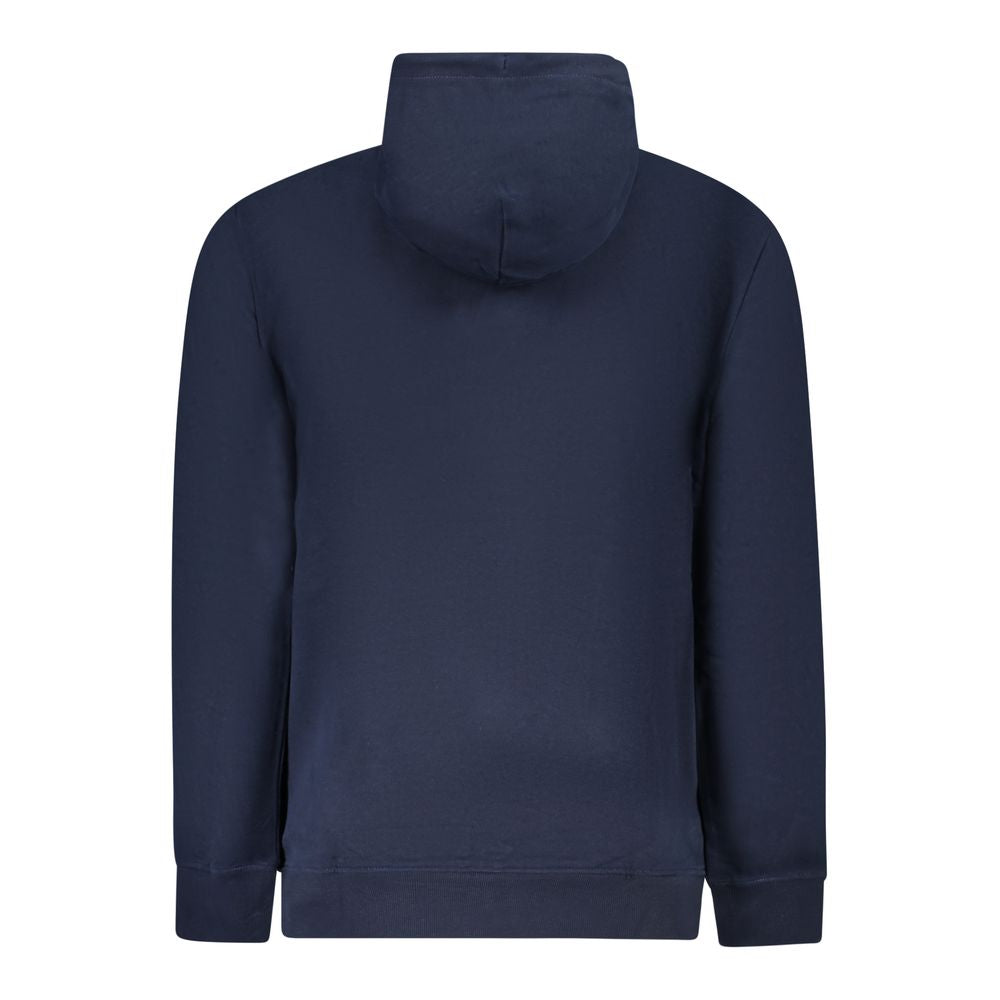Blue Cotton Men's Hoodie