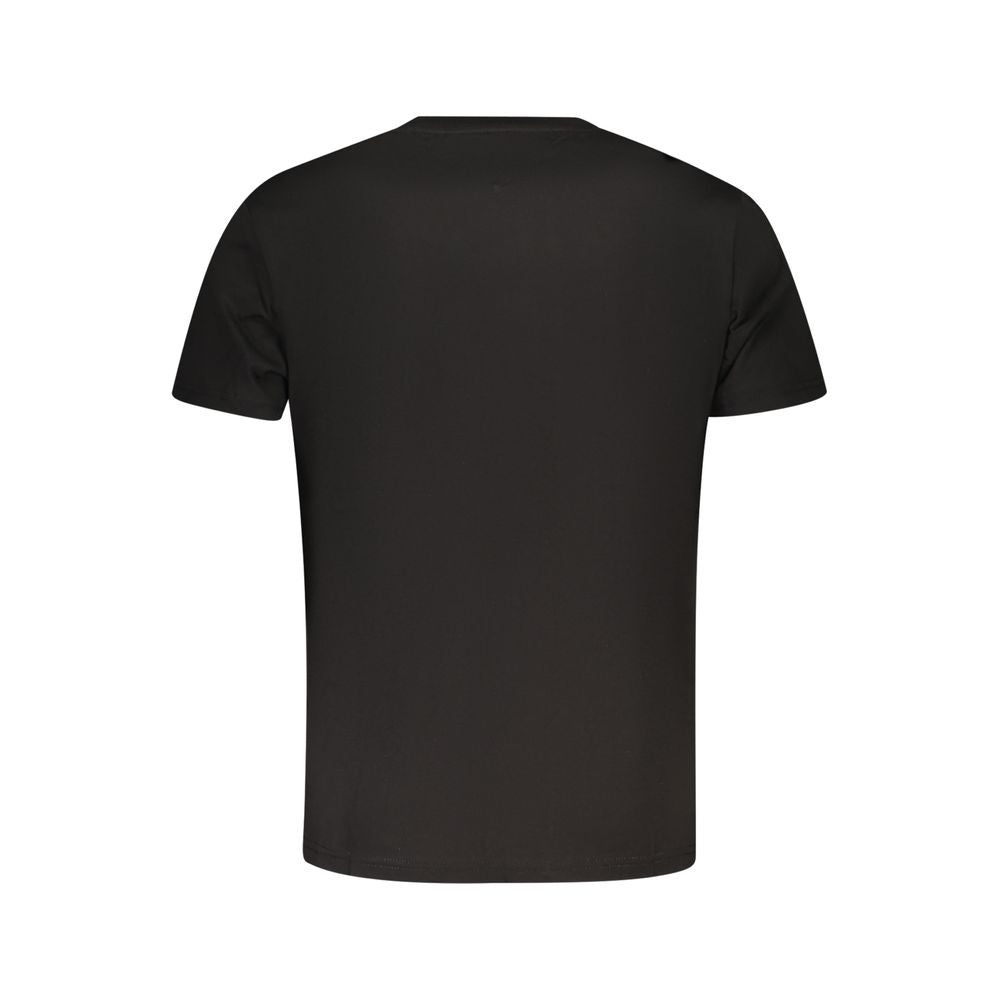Black Cotton Men's T-Shirt