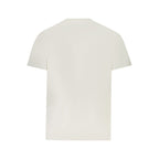 White Cotton Men T-Shirt