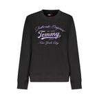 Black Cotton Women Sweatshirt