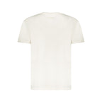 White Cotton Men's T-Shirt