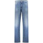 Blue Cotton Men's Jeans