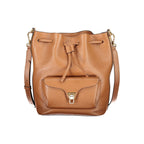 Marrone Leather Women Bucket Bag