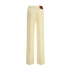 Bicolor Cotton Straight-Leg Jeans