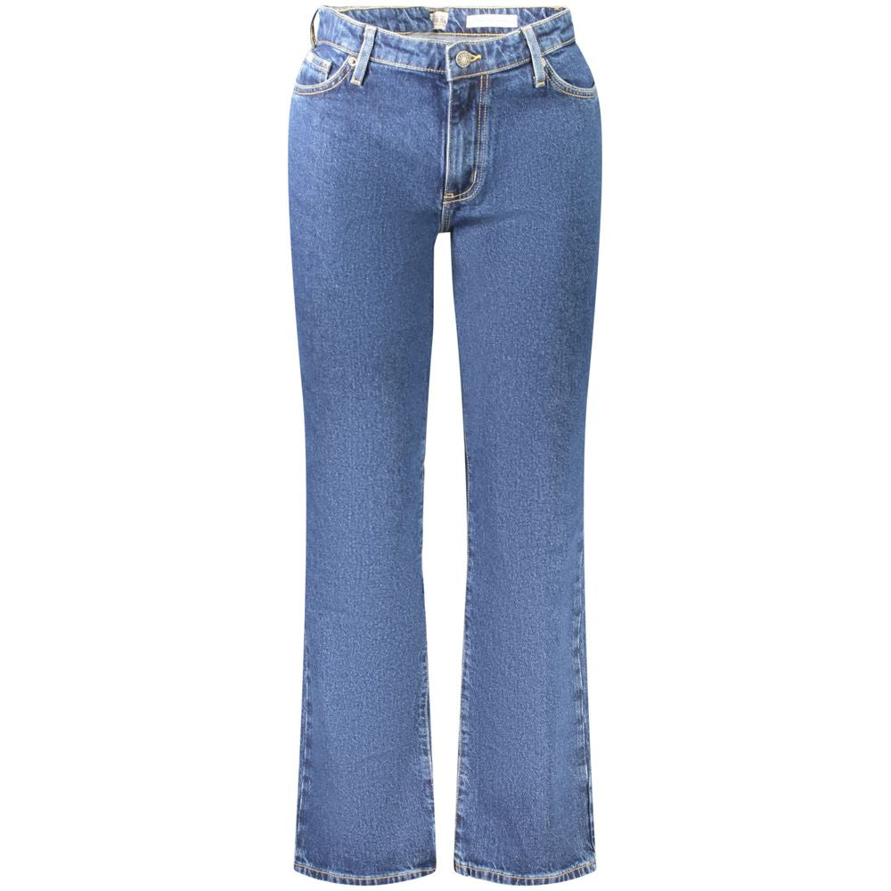 Blu Cotton Women Jeans