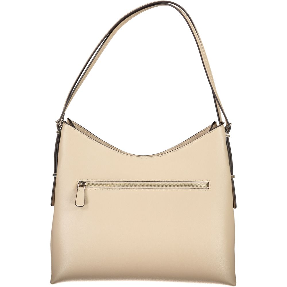 Beige Poliuretano Women Handbag
