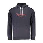 Blue Cotton Men's Sweatshirt