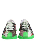 Multicolor DG Logo Leopard Cherry Sneaker Shoes