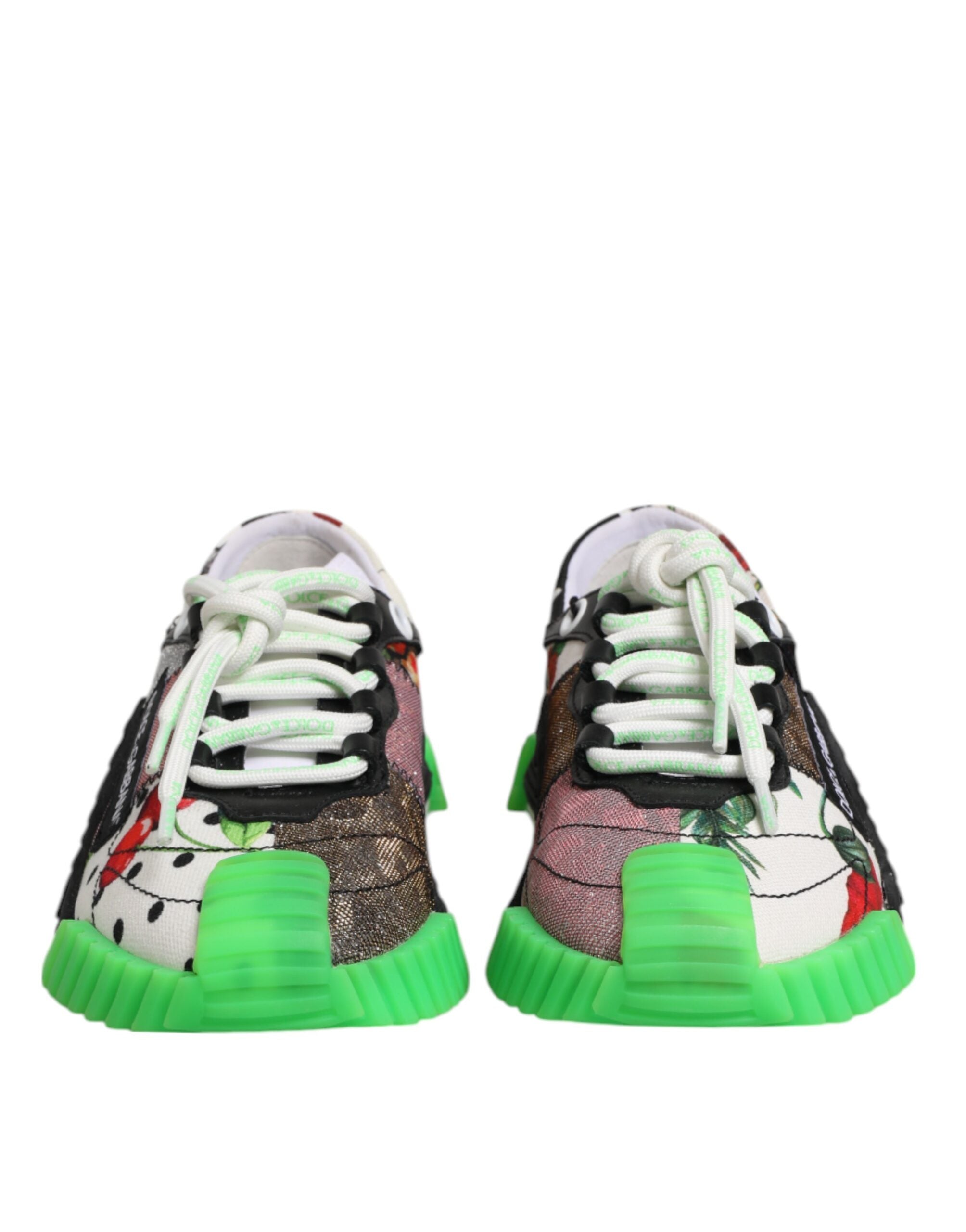 Multicolor DG Logo Leopard Cherry Sneaker Shoes