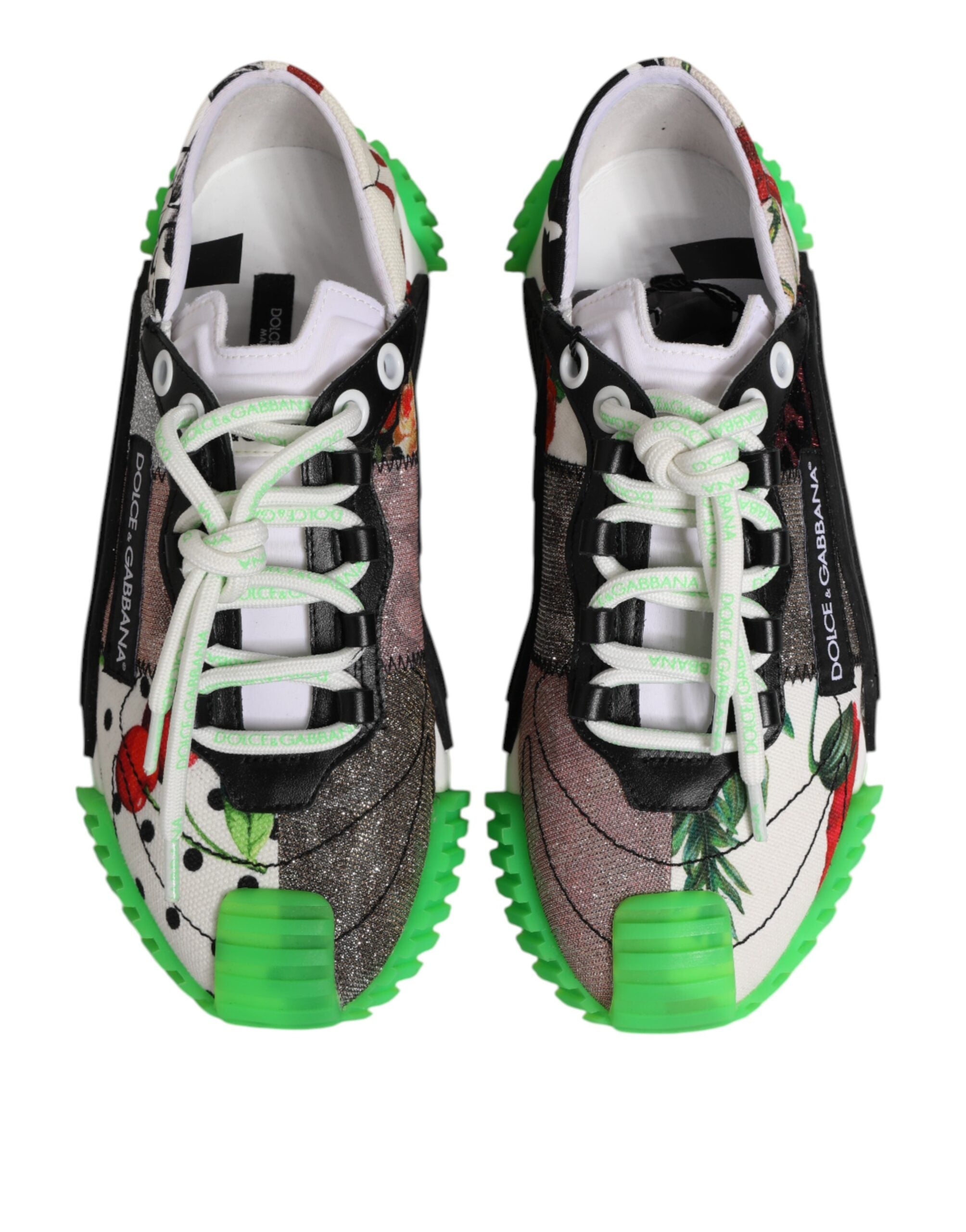 Multicolor DG Logo Leopard Cherry Sneaker Shoes