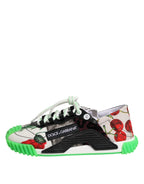 Multicolor DG Logo Leopard Cherry Sneaker Shoes