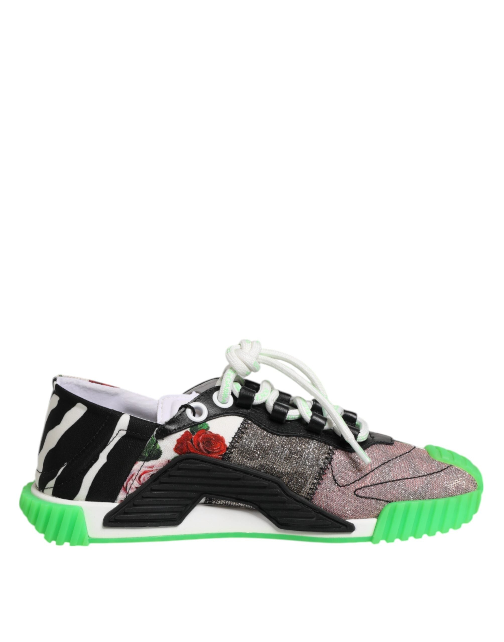 Multicolor DG Logo Leopard Cherry Sneaker Shoes