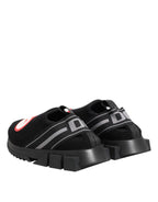 Black Grey Slip On Sorrento Sneakers Shoes